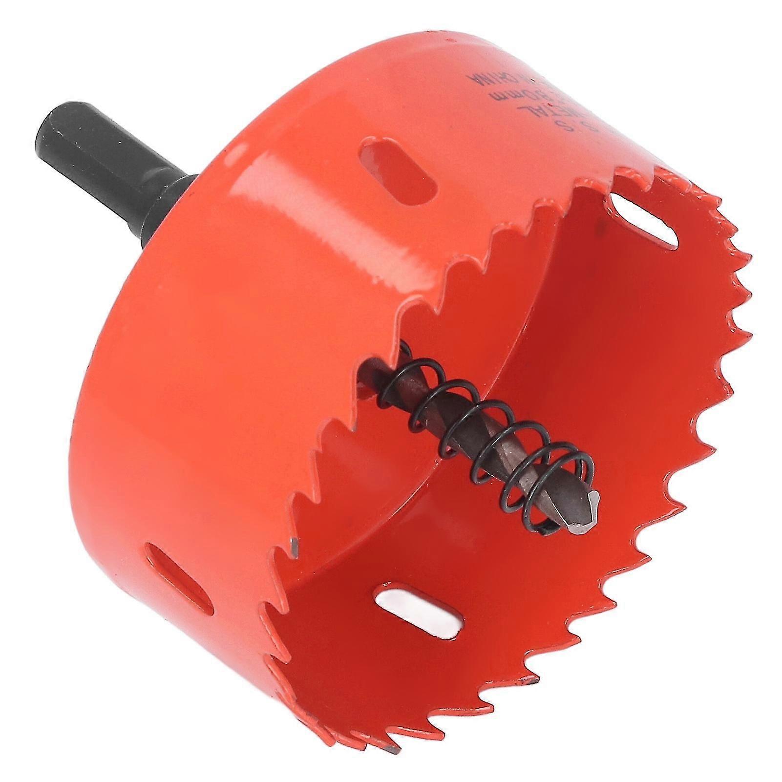 80mm HSS Hole Saw with Mandrel for Efficient Wood Hole Drilling