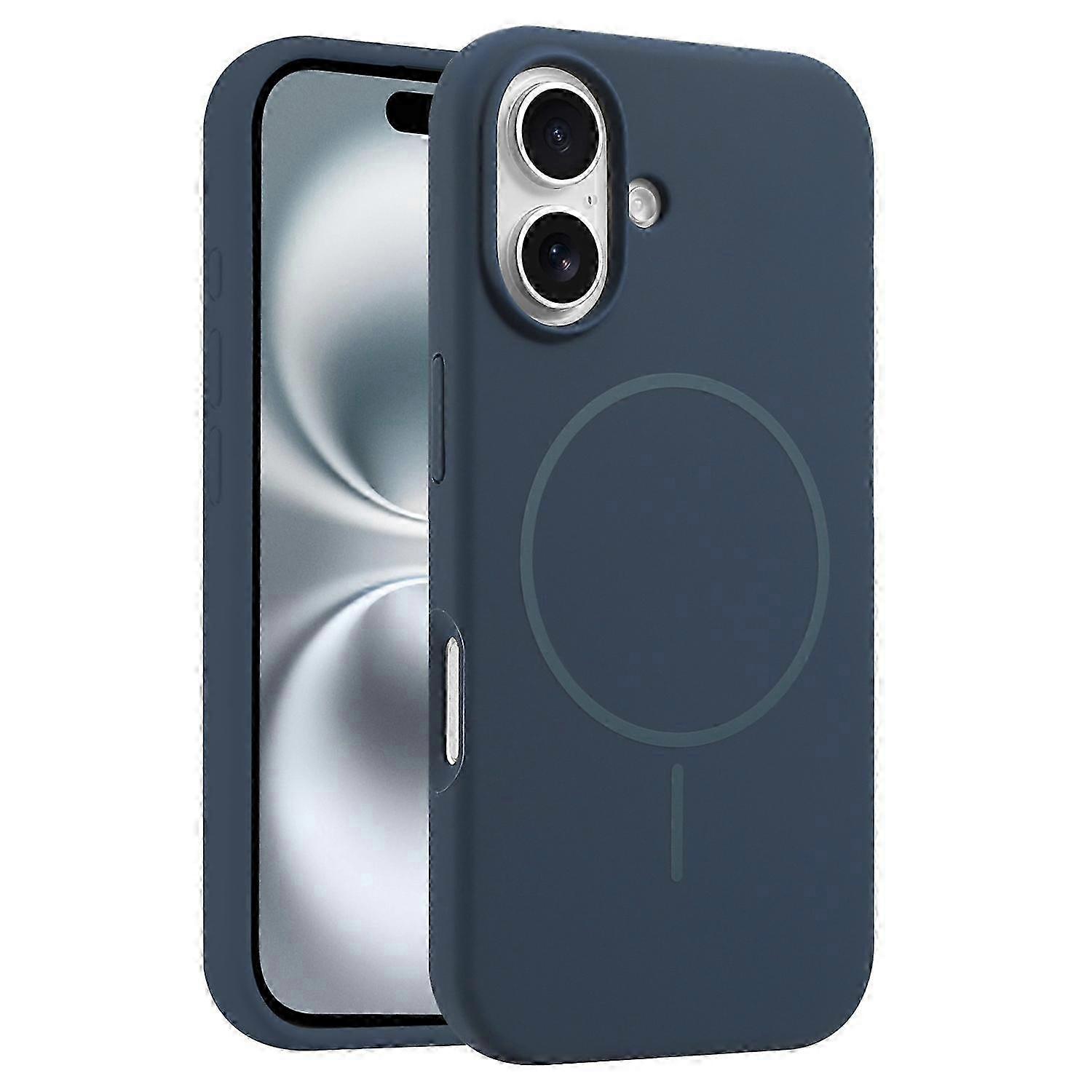 MagSafe Compatible  16 Plus Case - Liquid Silicone Anti-Drop Phone Cover