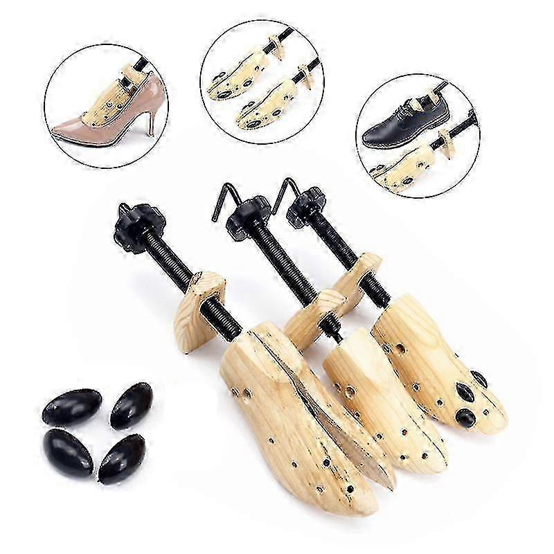 2 Pcs / 1 Pair Durable Shoe Stretcher for Length and Width Adjustment, Heavy Duty Design Suitable for Various Shoes