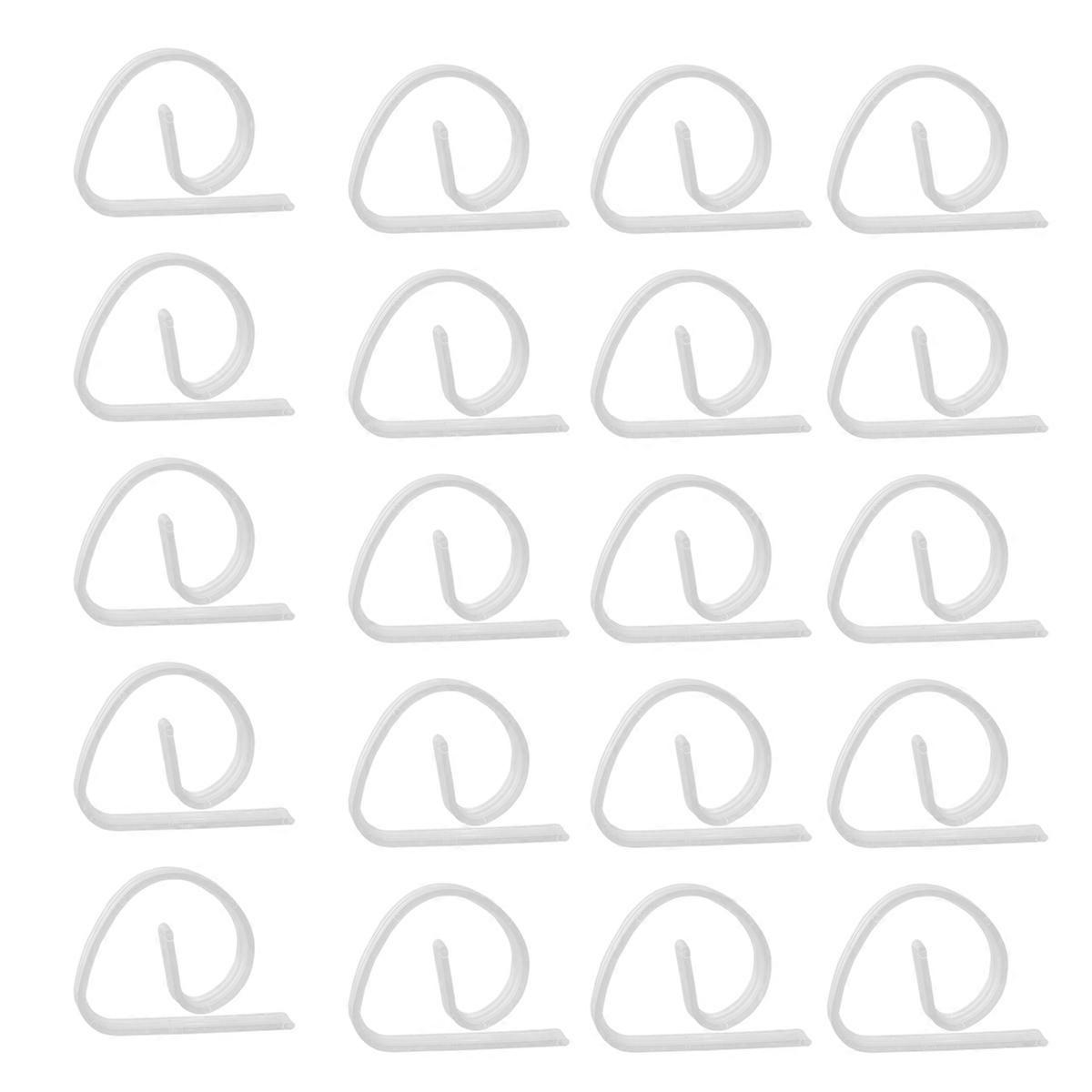 Clear Table Cloth Holder Clips Practical Design Transparent Tablecloth Clamps for Picnic Camping Weddings Parties Buffets 72Pcs