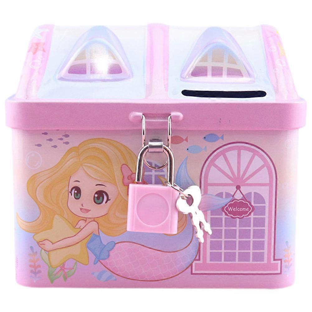 It looks like you're describing a product listing or title for a **cute mermaid themed piggy bank**! Here's a refined and appealing version of that