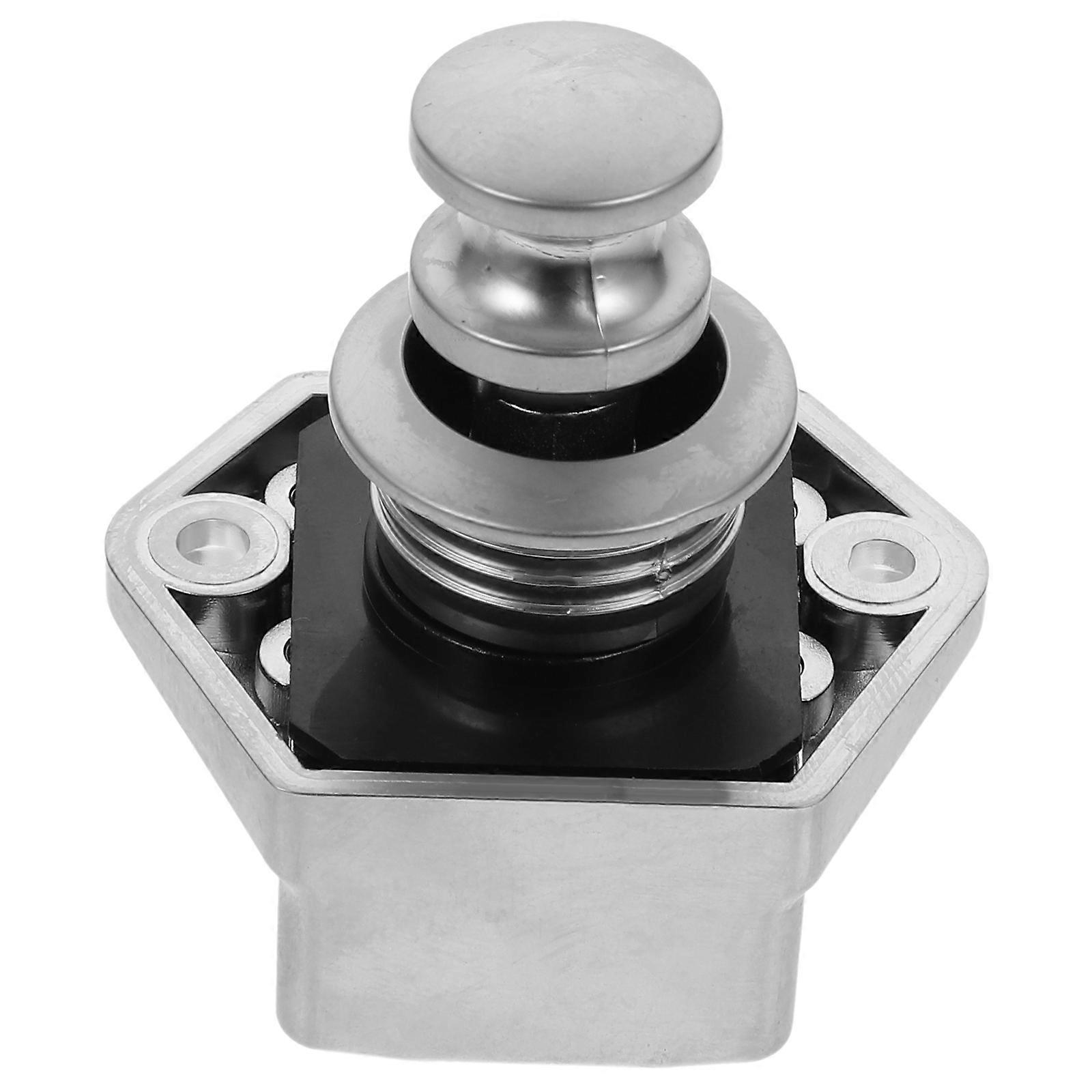 Push Button Lock for Cabinet Doors, RVs & Cupboards   Secure Latch for Furniture & Doors, Easy to Use Mechanism