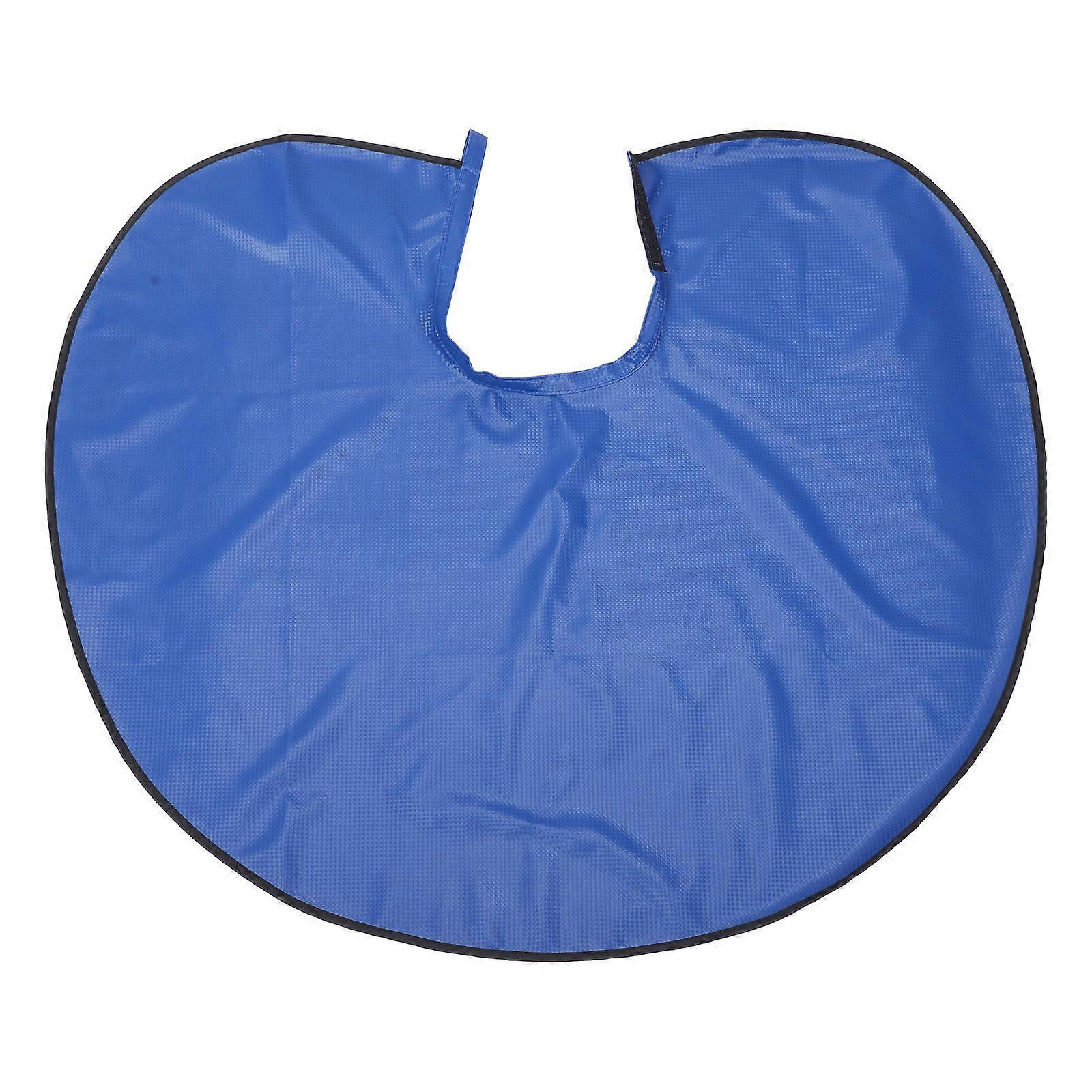 防水理髪ケーププロフェッショナル理髪店ショルダーパッドサロン用ブルー67x80cm保護衣類1パック