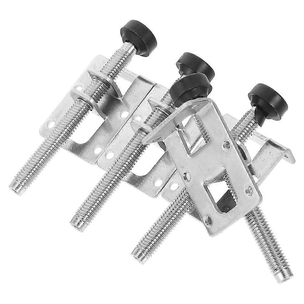 Heavy Duty Adjustable Furniture Leveling Feet with Non Slip Pads   4 Pack   Stabilize Tables, Cabinets, and Furniture on Uneven Floors   Scratch