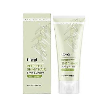 2kpl Hoygi Smooth Curly Hair Styling Cream Kosteuttava Smooth Repair Kuivat hiukset Muotoilu Luonnollinen kestävä muotoilu