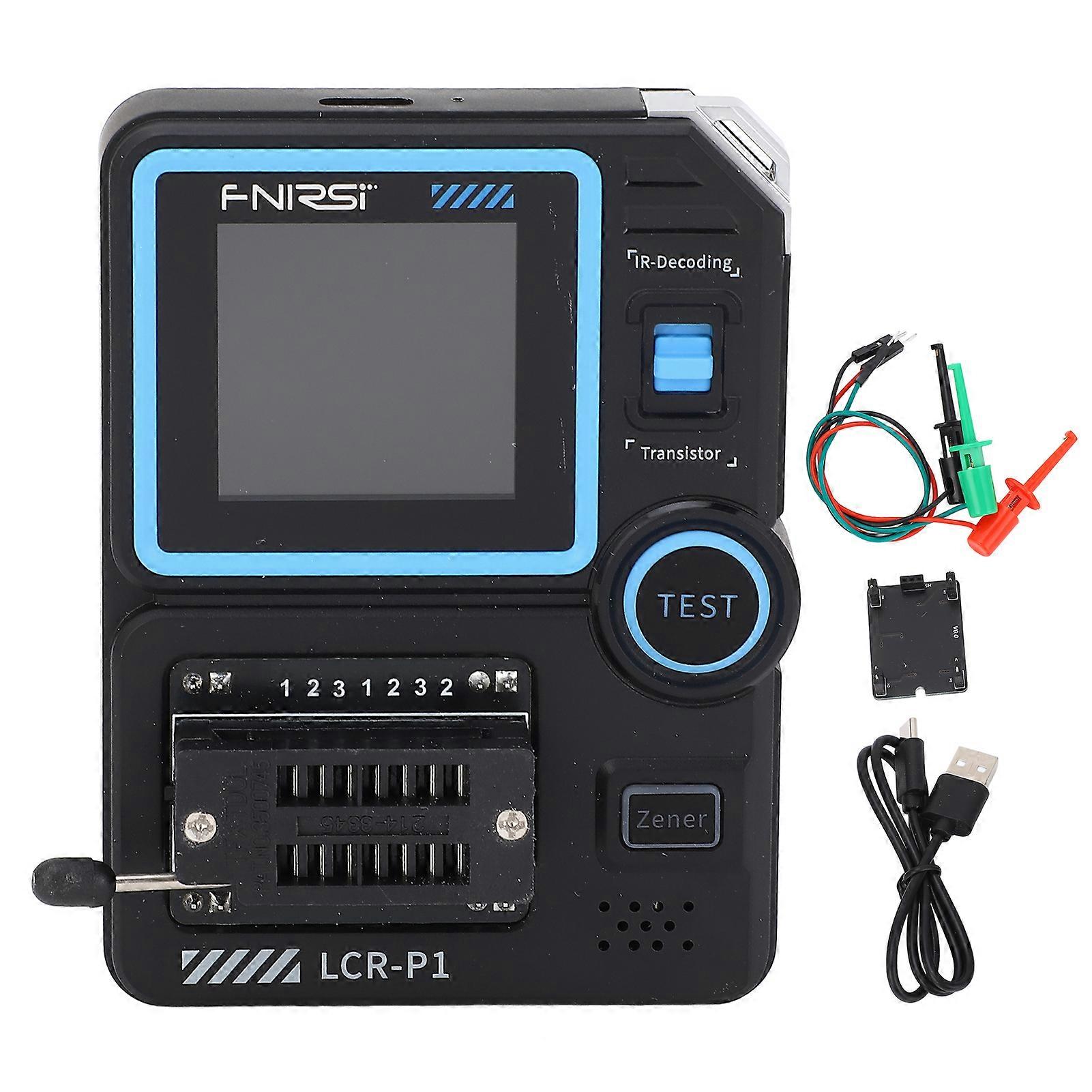 Transistor Tester 1.44 Inch Screen Multi Functional Capacitor Resistor Mosfet Meter Diode Electronic Component Tester