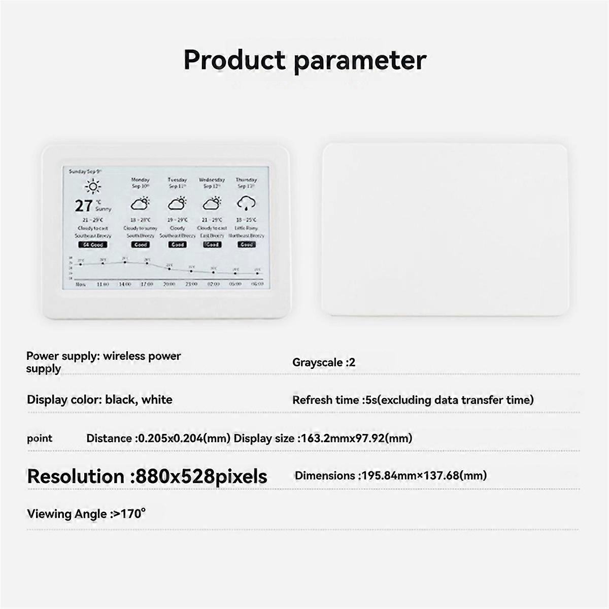 7.5 Inch NFC-Powered Wireless E Paper with NFC Board E-Ink E-Paper Display Screen Module for Mobile