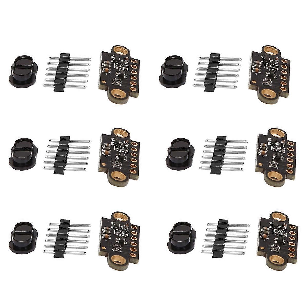 6X VL53L1X Ranging Flight Time Sensor Module 3V-5V Distance 400cm Measurement Extension Board Module