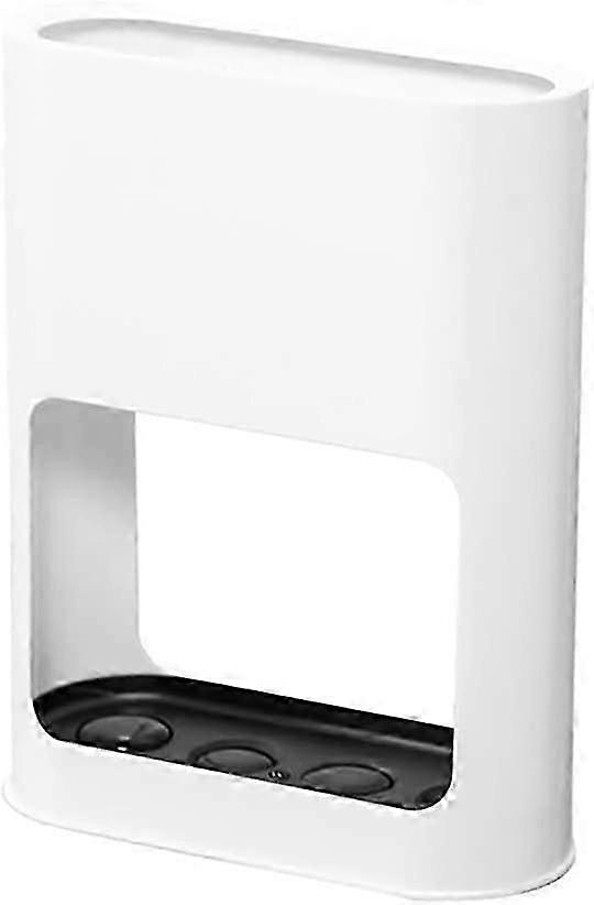 Umbrella stand, plastic umbrella stand with absorbent tray, small umbrella stand to save space for folded umbrellas, umbrella bucket for indoor home o