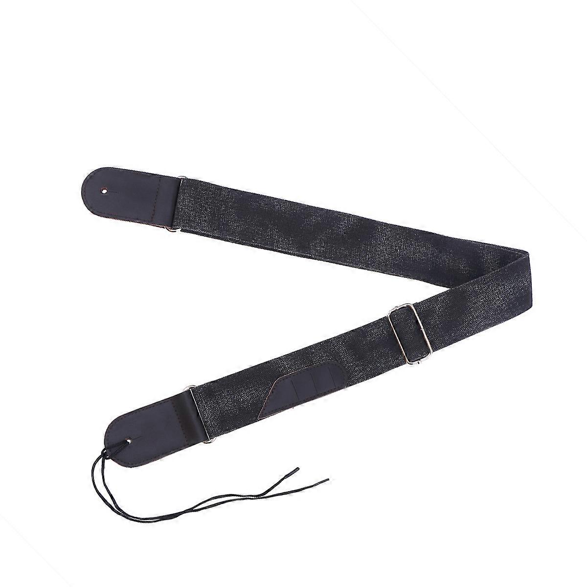 Thick Guitar Strap Guitar Strap Polyester Fiber Durable Scratch-resistant Rehearsal 1Pack