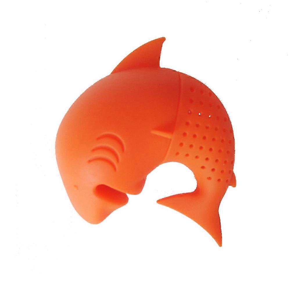Portable Tea Infuser Reusable Loose Leaf Tea Strainer Filter Diffuser Shark Shape For Tea Drinking Kitchen Tools 1Pcs