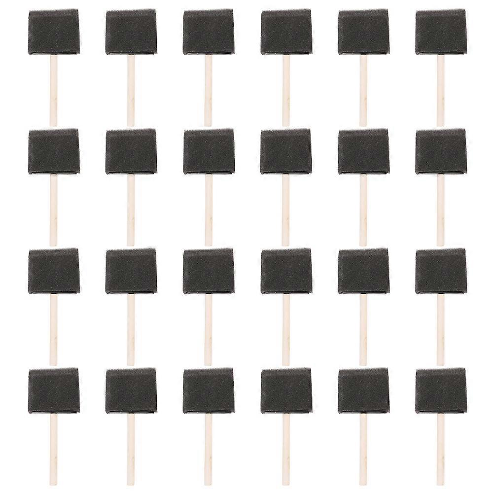 24PCS Graffiti Sponge Brushes for DIY Painting, Staining & Craft Projects – Durable, Easy Use Handheld Brushes for Creative Art Fun