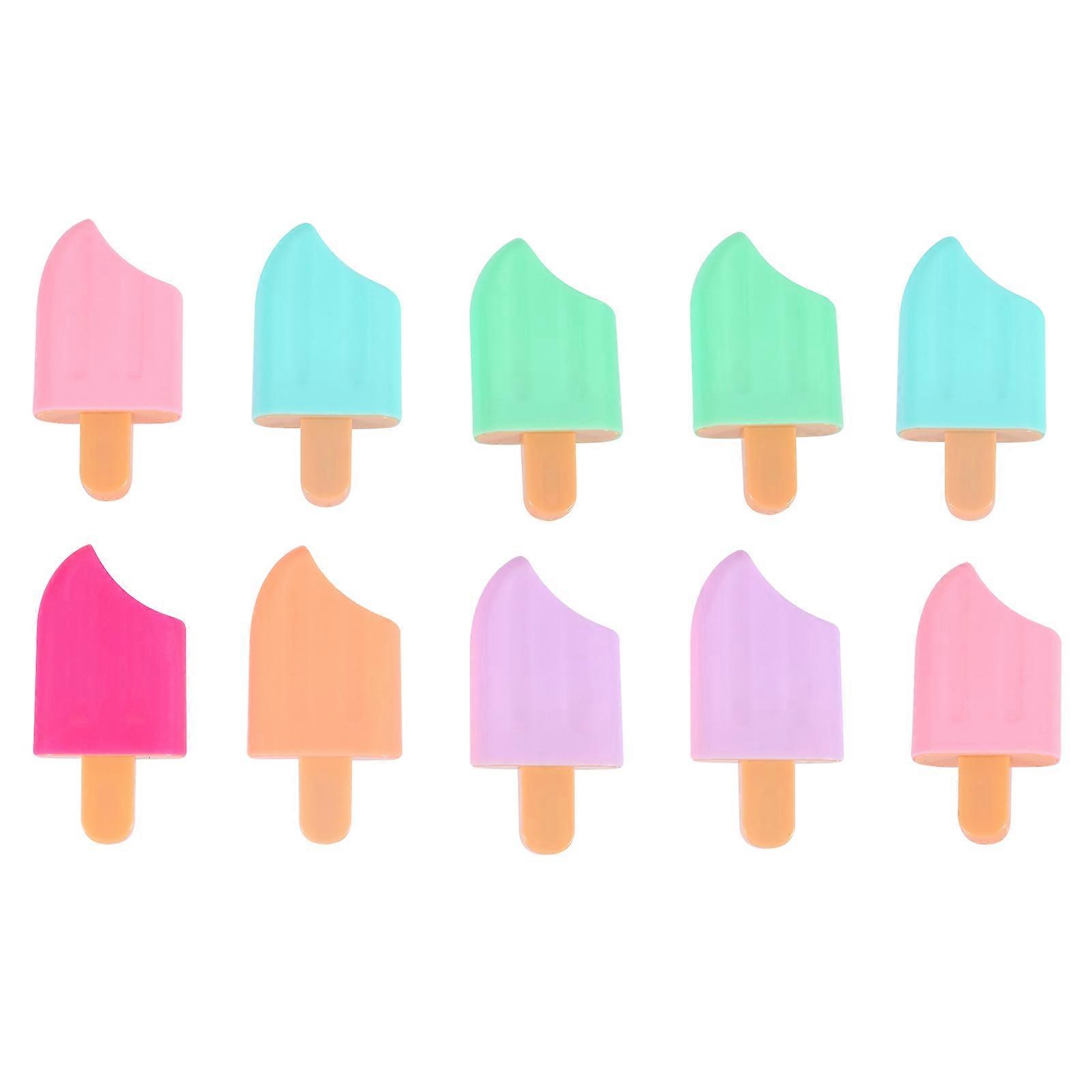 Popsicle kiemelő színes tollak dokumentum munkadokumentumok PP anyag 10db