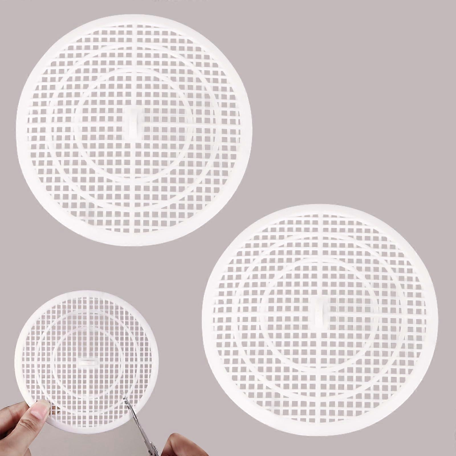 2 Pack Cuttable Sink Strainers,Shower Hair Filter,Cuttable Drain Protector