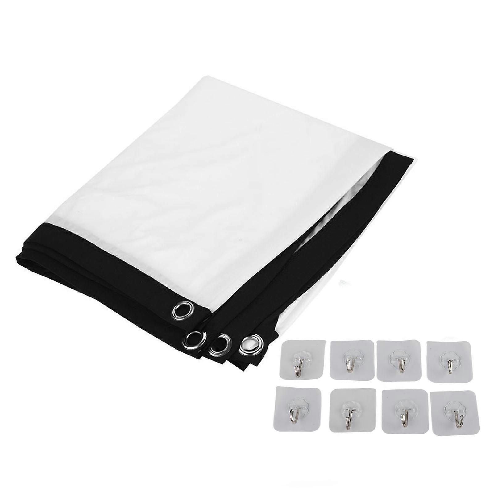 60-100 inch 16:9 HD Projector Screen 3D Movie Portable Screen (100 inch)