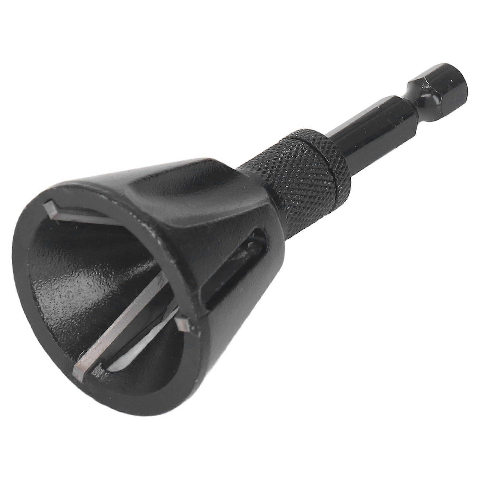 Metal Deburring Tool 1/4' Shank Deburring External Chamfer Tool 3/16'1' Inner Caliber Range Deburring Chamfer Tool