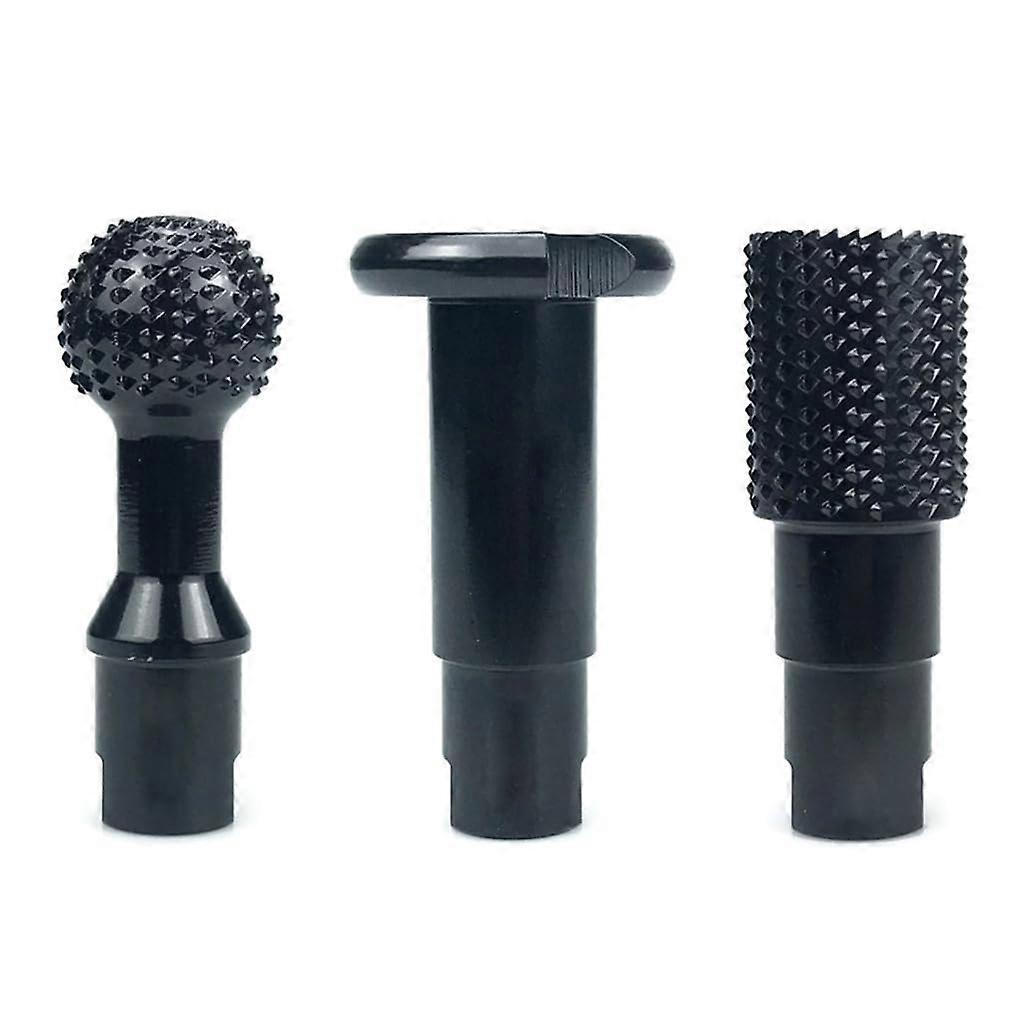 Efficient Carbon Steel Rotary Bur Set, 10mm Wood Carving Files, Rasp, Drill, Polishing Tools, 3-Piece Kit