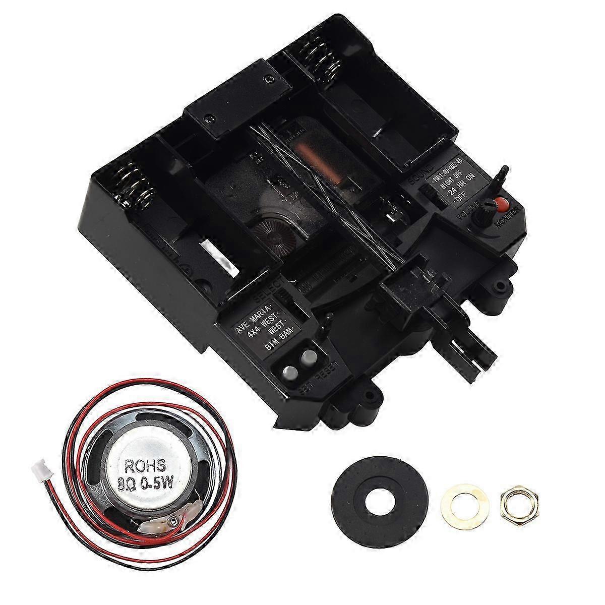 Pendulum Clock Movement Music Box Silent Sweep Quartz Mechanism Wall Clock Replacement Part 2025