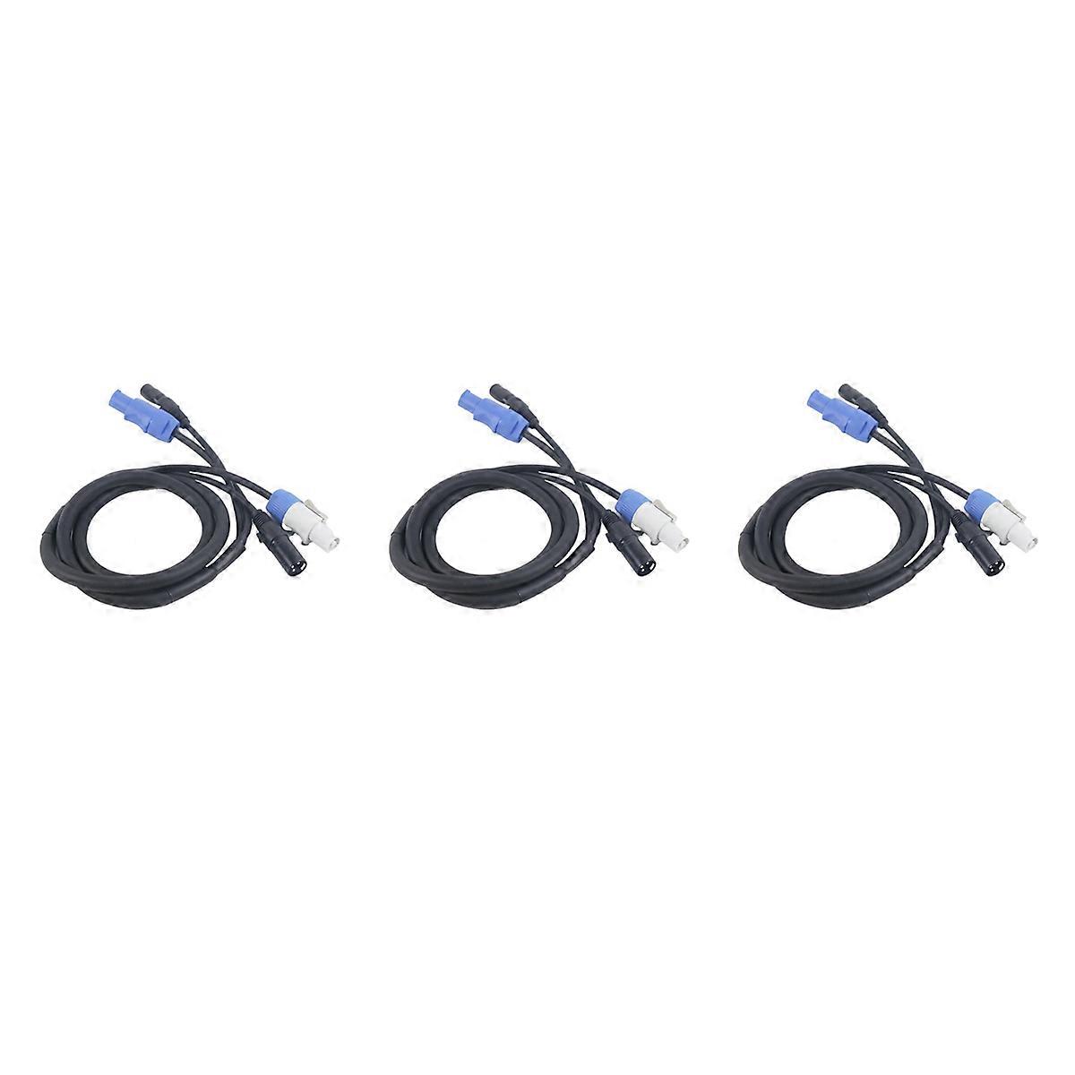 Powercon Cable Combination Plug And XLR Signal Line(A)