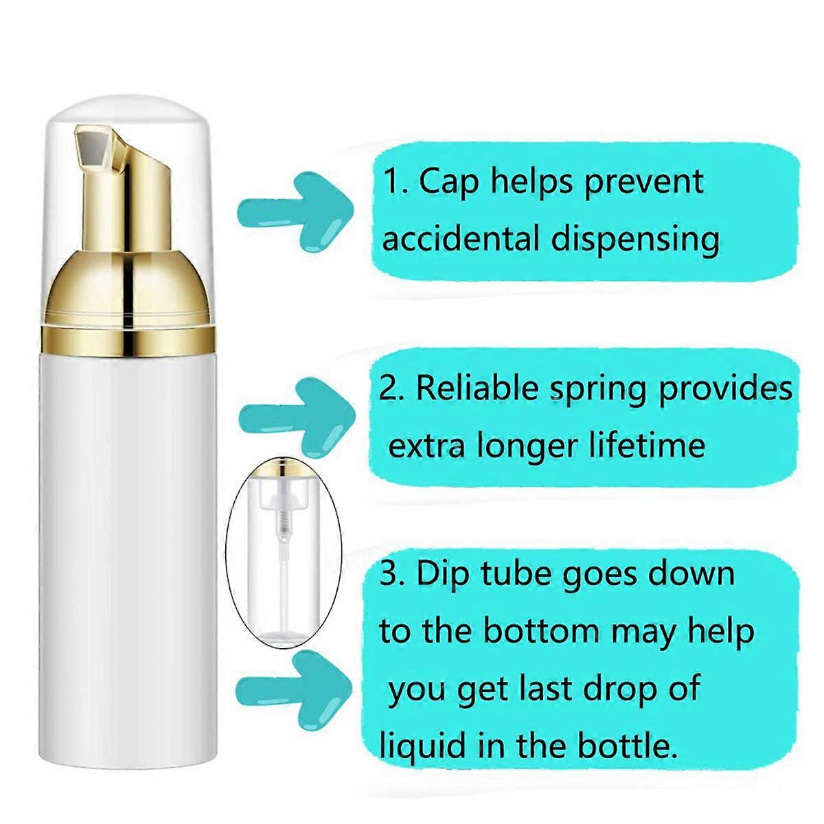 50Ml Empty Bottles Travel Soap Bottles Plastic Cleaning,Travel 12Pcs