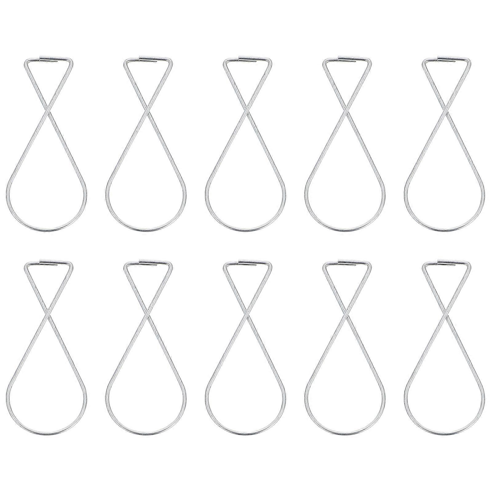 Ceiling Grid Clips for Hanging Hook Clamp Ceiling Tile Hook Home Pole Clamp 6X2.5CM Metal Design 200Pcs