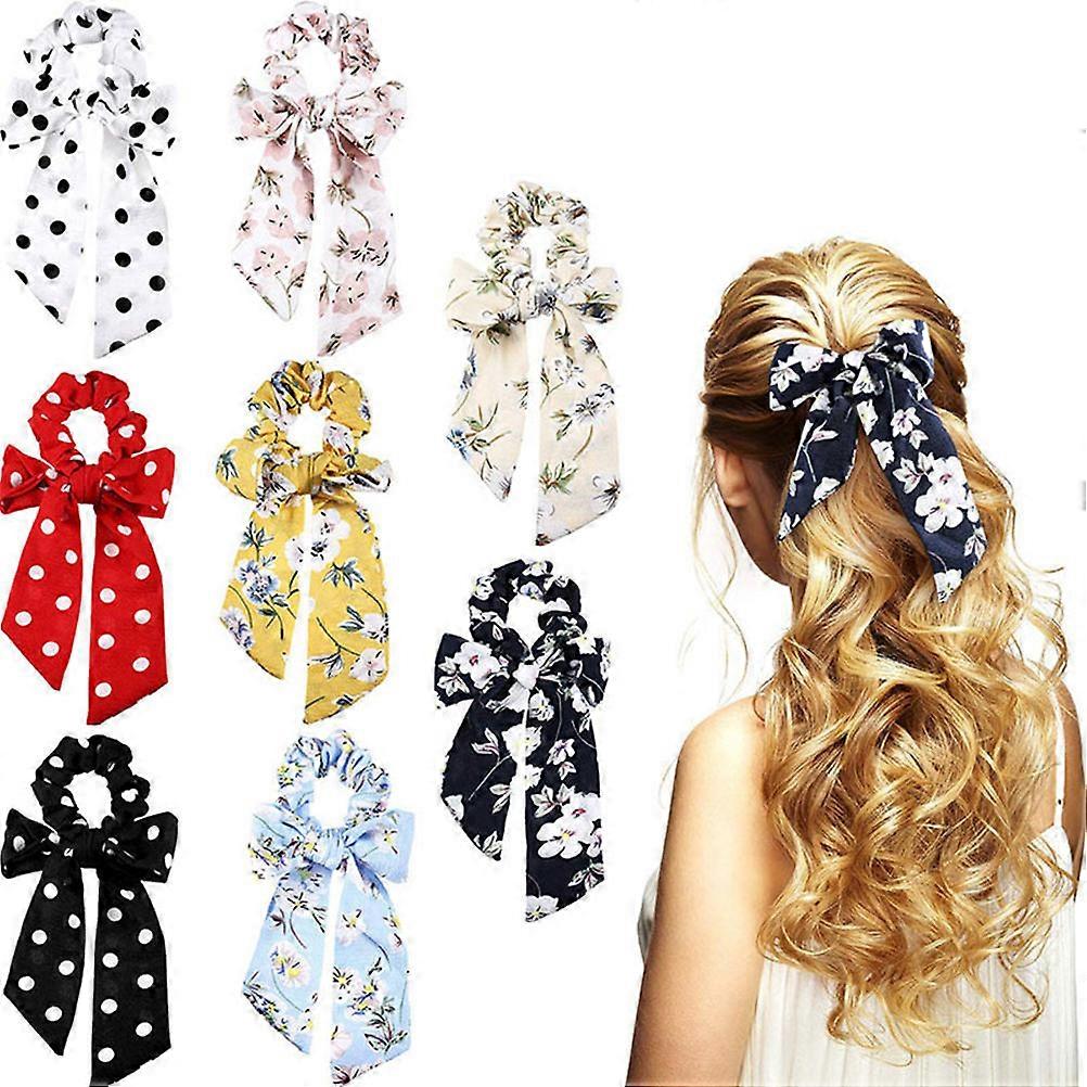Ponytail Hair Rope Elastic Hair Ropes for Everyday Use 8Set