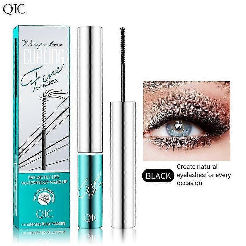 Waterproof Mascara for Fine Short Eyelash, Washable Voluminous Eyelash Mascara Intense Lengthening Mascara for Women, Black