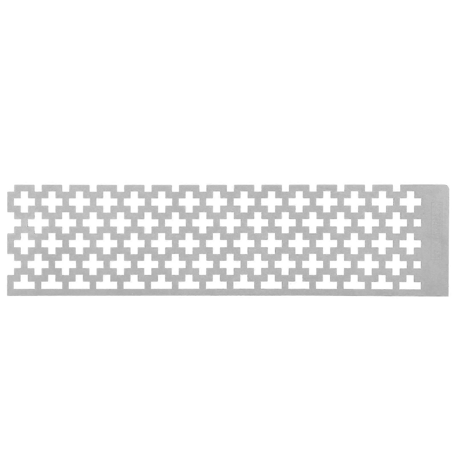 2025 Latest Model 5D Diamond Painting Mesh Ruler with Blank Grids Stainless