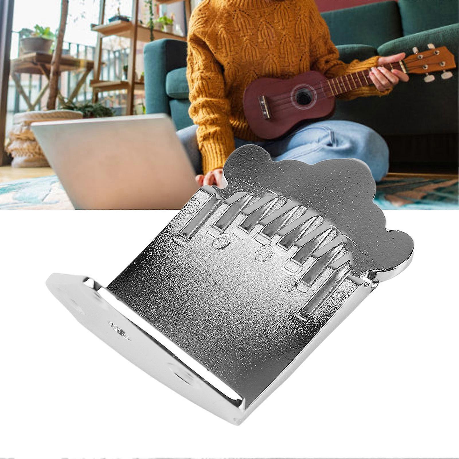 Mandolin Tailpiece 8 String Bridge Zinc Alloy Instrument Accessory for Replacement 