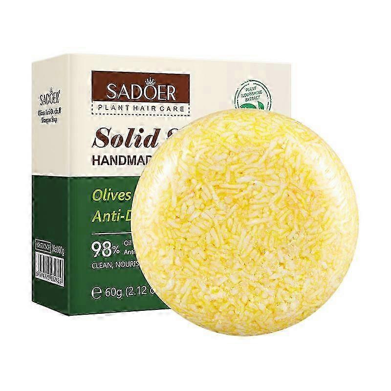 Natural Plant Shampoo Bar Solid Shampoo Handmade Soap, Smooth Fluffy Moisturizing Gentle Clean Hair & Scalp, Remove Dandruff Oil Control Anti Itch Soa