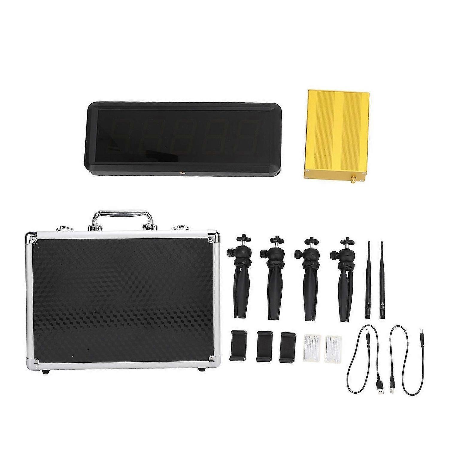 Wireless Timer 5 Digit Multifunctional Battery Operated Sprints Race Timer for nce Bikes Rollerblading DC 5V