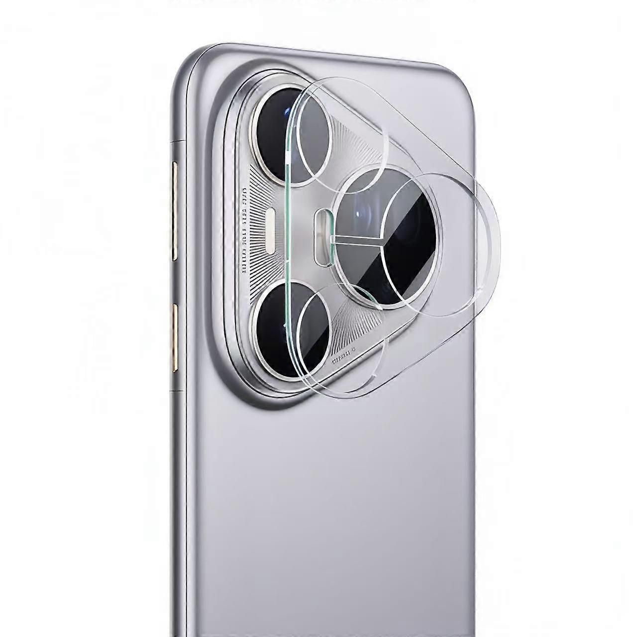 Compatible For Huawei Pura 80 Ultra Camera Lens Protector WANLONFENG Full Coverage HD Clear Lens Film with Cleaning Cloth