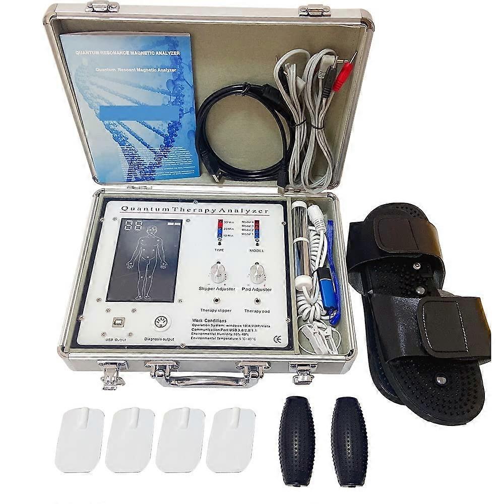 3-in-1 Magnetic Resonance Body Analysis Quantum Therapy Device Human Model Bioresonance Machine with 54 Reports Size 0