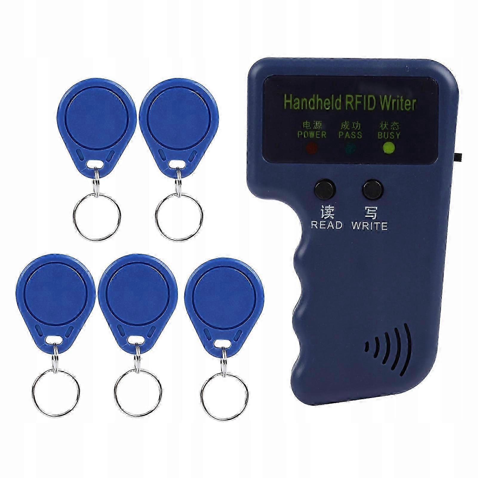 Reader Programmer Rfid Duplicator 5 Key Fobs