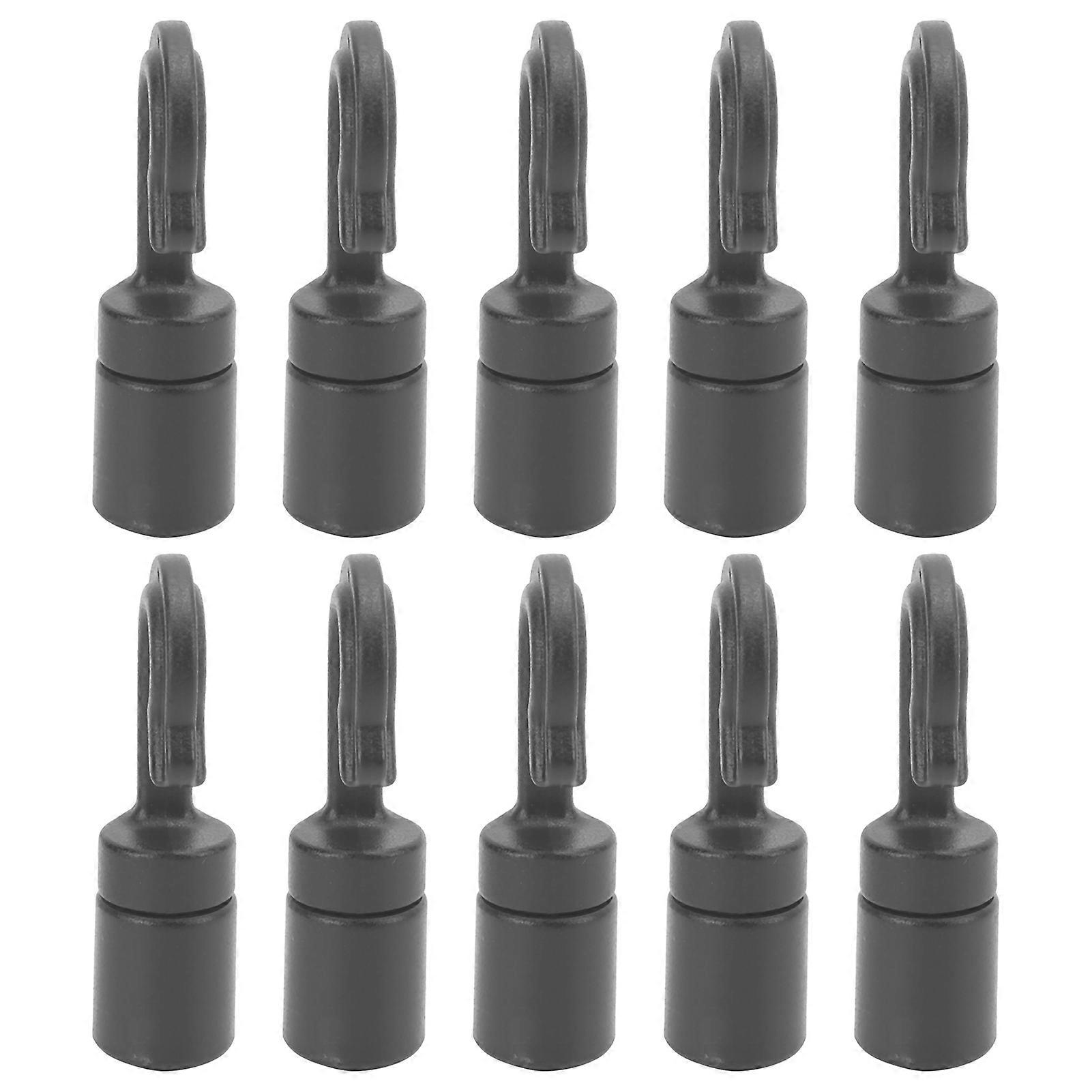 10Pcs Kayak Canoe Bungee Shock Cord Hooks Plastic Cord Rope AntiCorrosion Hooks for Boat