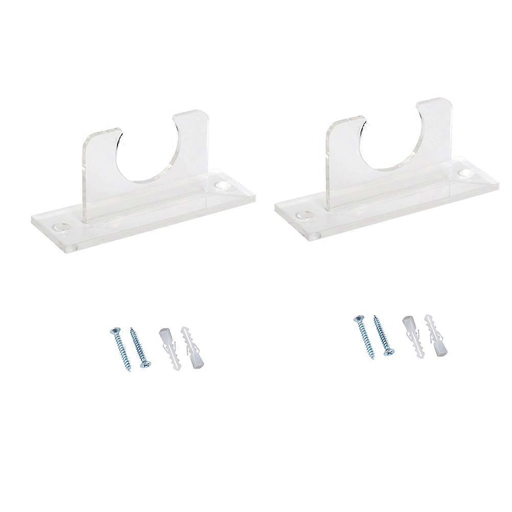 Transparent Baseball Display Holder Wall Mounted Bat Racks Storage And Display For Home 2Pcs