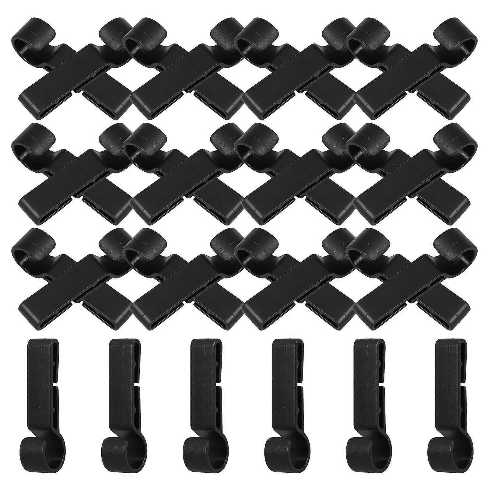 Here's a refined and professional product description based on your input:

 

**30pcs Lightweight Headlamp Hooks for Hard Hats – Durable Plastic