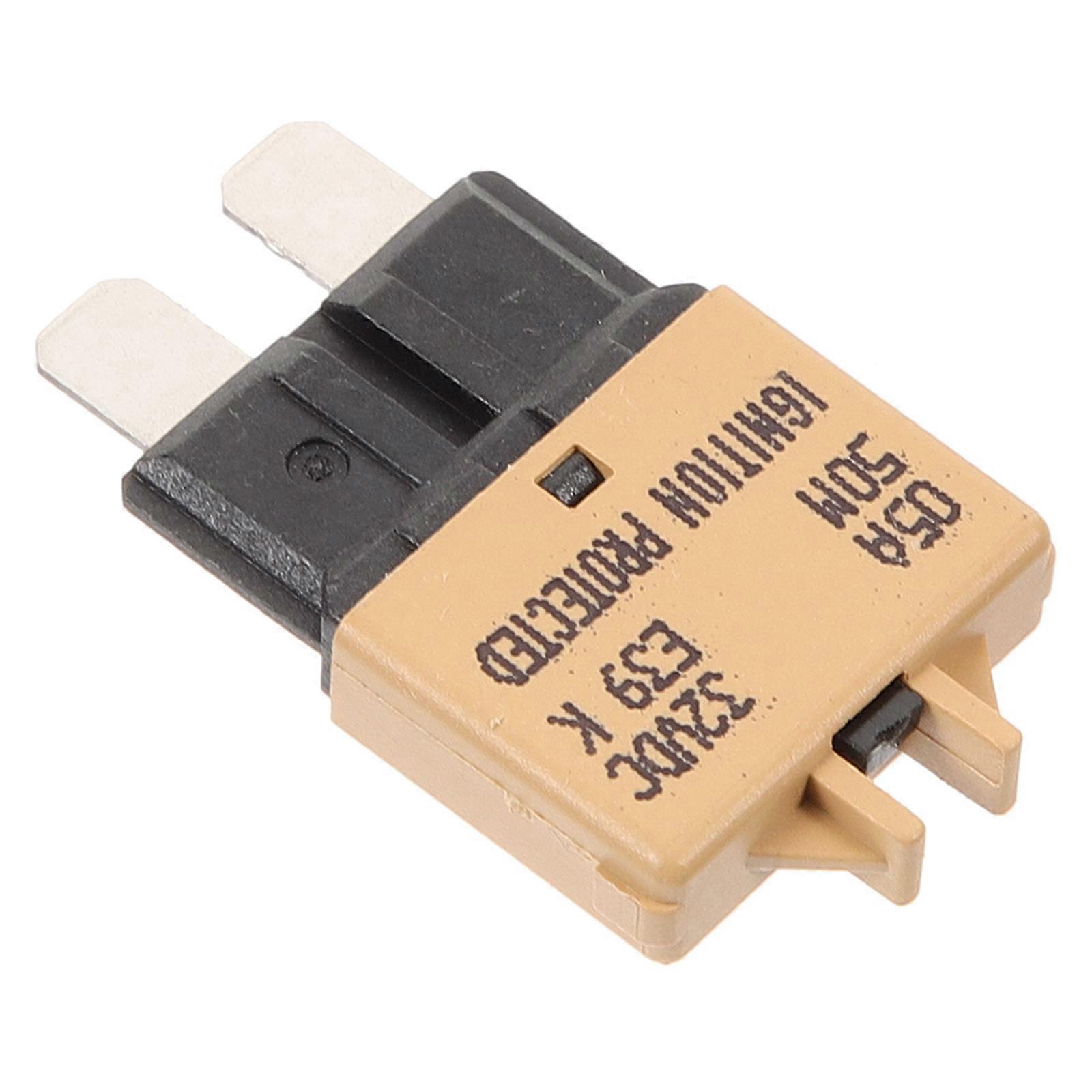 30 Amp Resettable Fuse Manual Reset Circuit Breaker Trip Fuse 5A 32V Dc