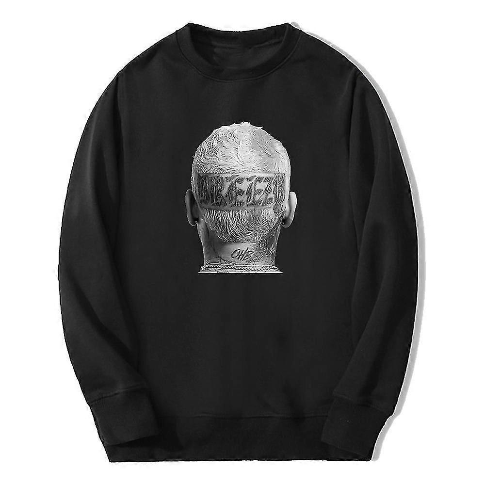 כריס בראון בריזי Merch Crewneck סווטשירטים עם שרוול ארוך 2023 ראפר היפ הופ נשים בגדי גברים