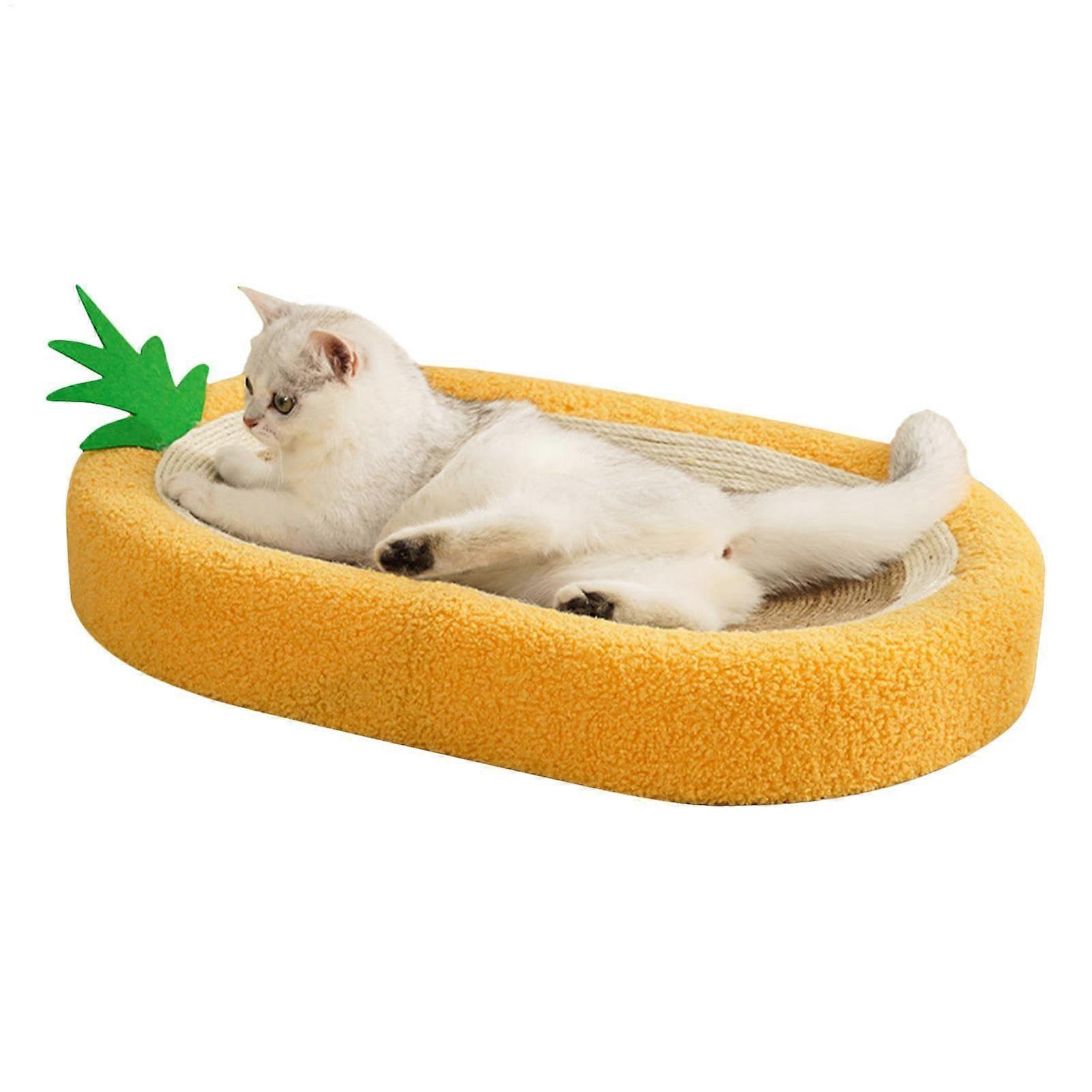 Cat Scratching Bed  Wearresistant Scratching Board, BowlShaped Post, Durable Cushion