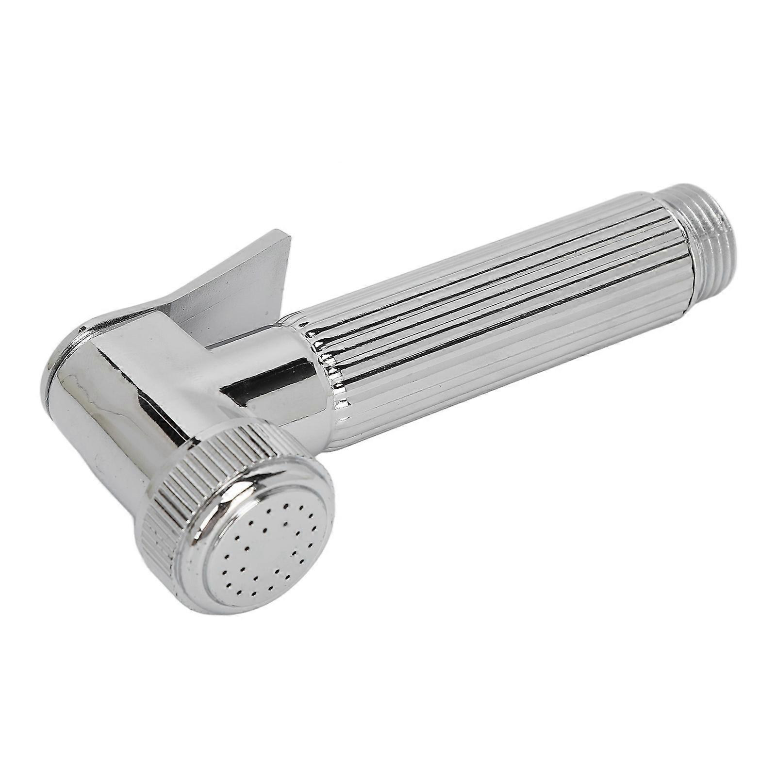 Handheld Bidet Sprayer Set Water Pressure Adjustable Electroplated Stainless Steel Bidet Sprayer with 2m Spring Hose