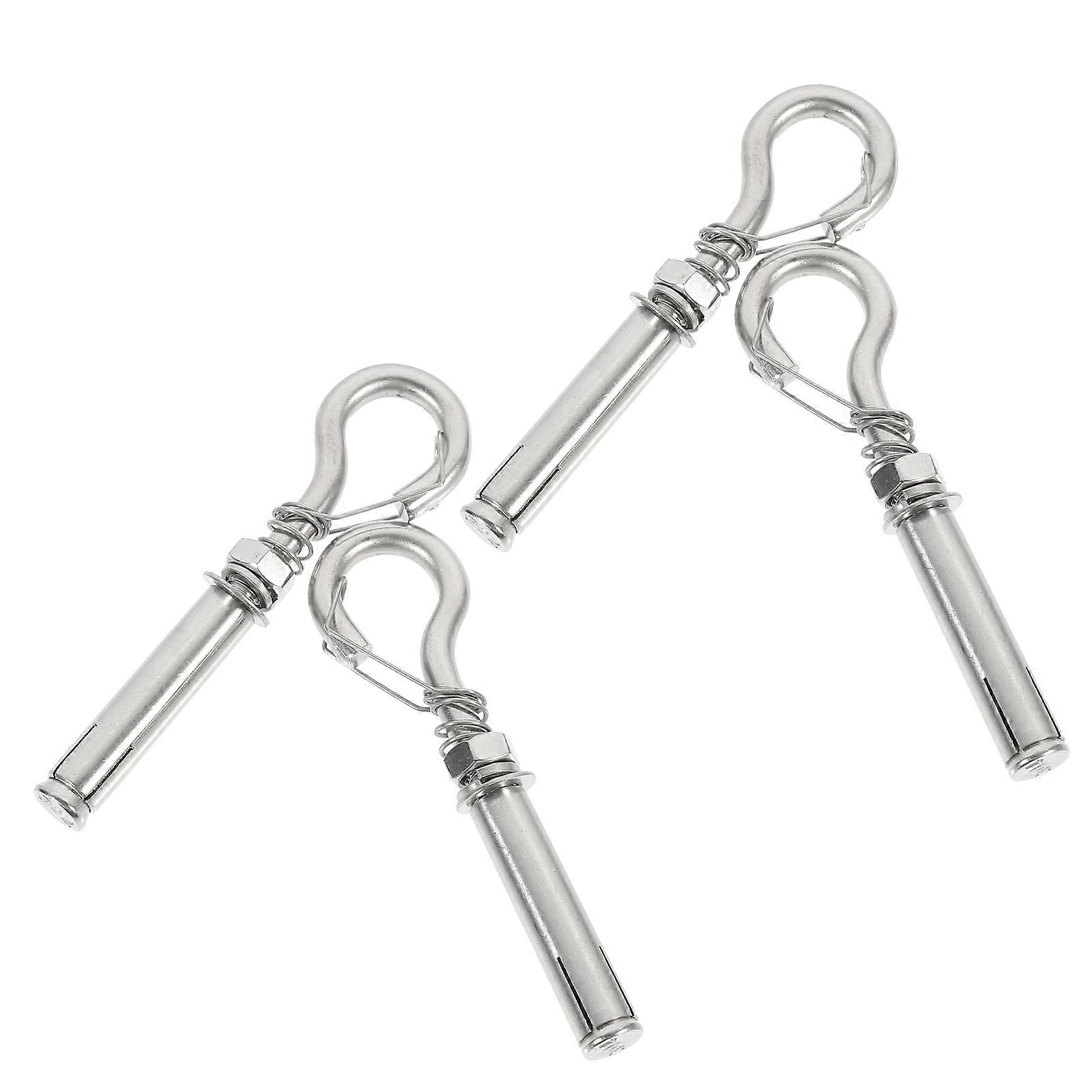 4pcs Stainless Steel Expansion Screws with Spring Rings – Durable, Corrosion Resistant, Easy Installation for Heavy Duty Applications