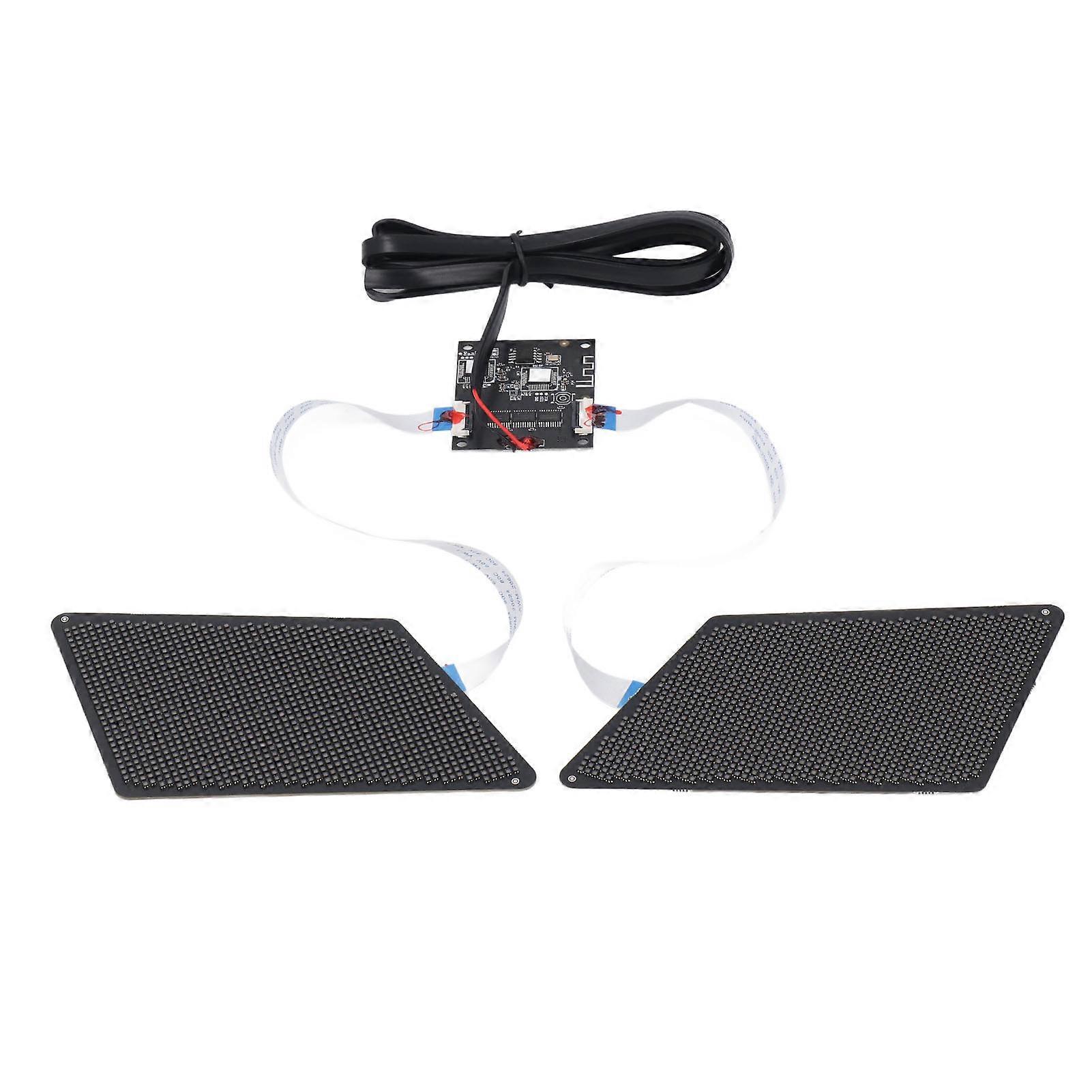Programmable LED Eyes 48x96 Matrix Multifunctional Sign LED Display Board DC12V for Riding Bag