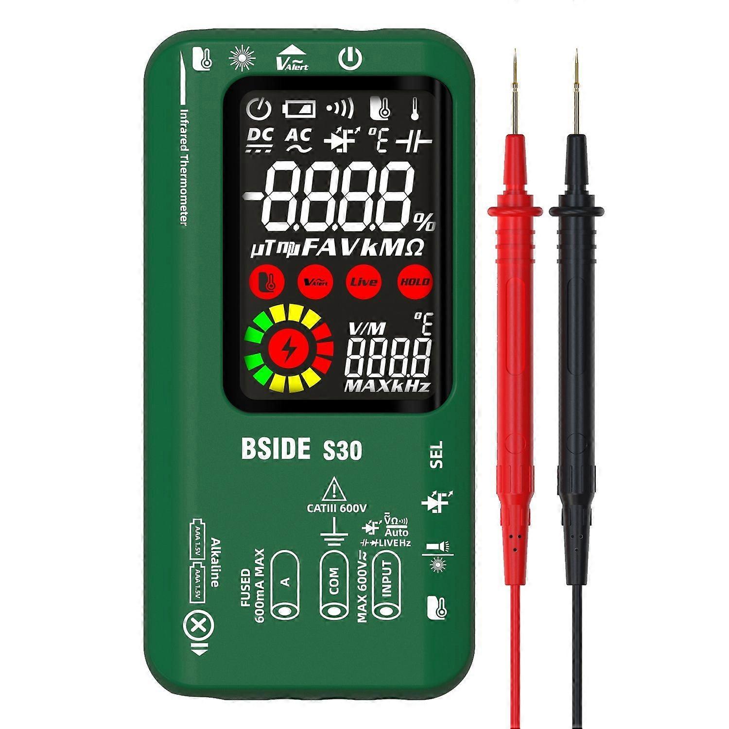 BSIDE S30 Smart Temperature Measurement Multimeter S30 (Green)
