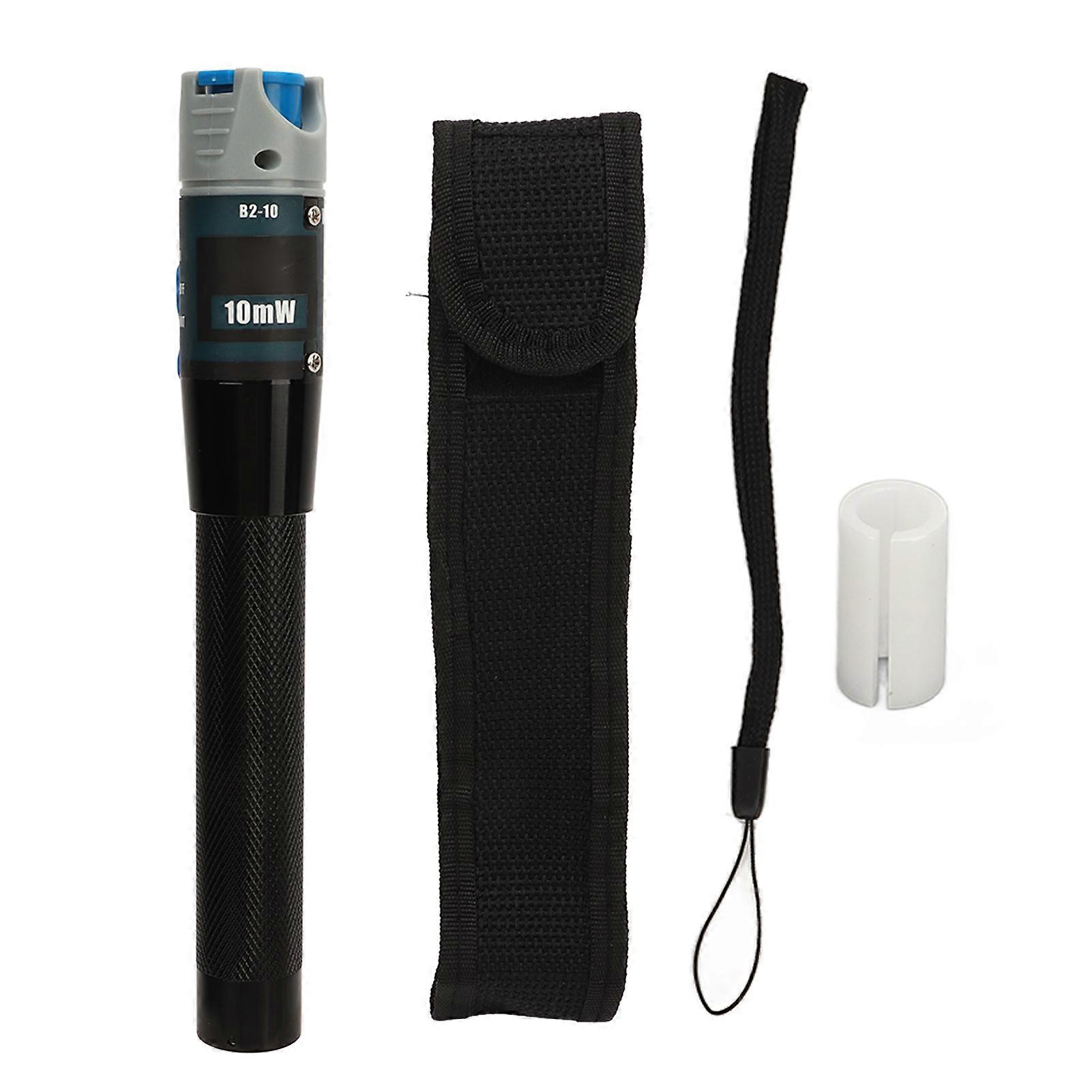 Visual Fault Locator 10KM 2.5mm Universal Interface VFL Fiber Optic Test Pen for Maintenance