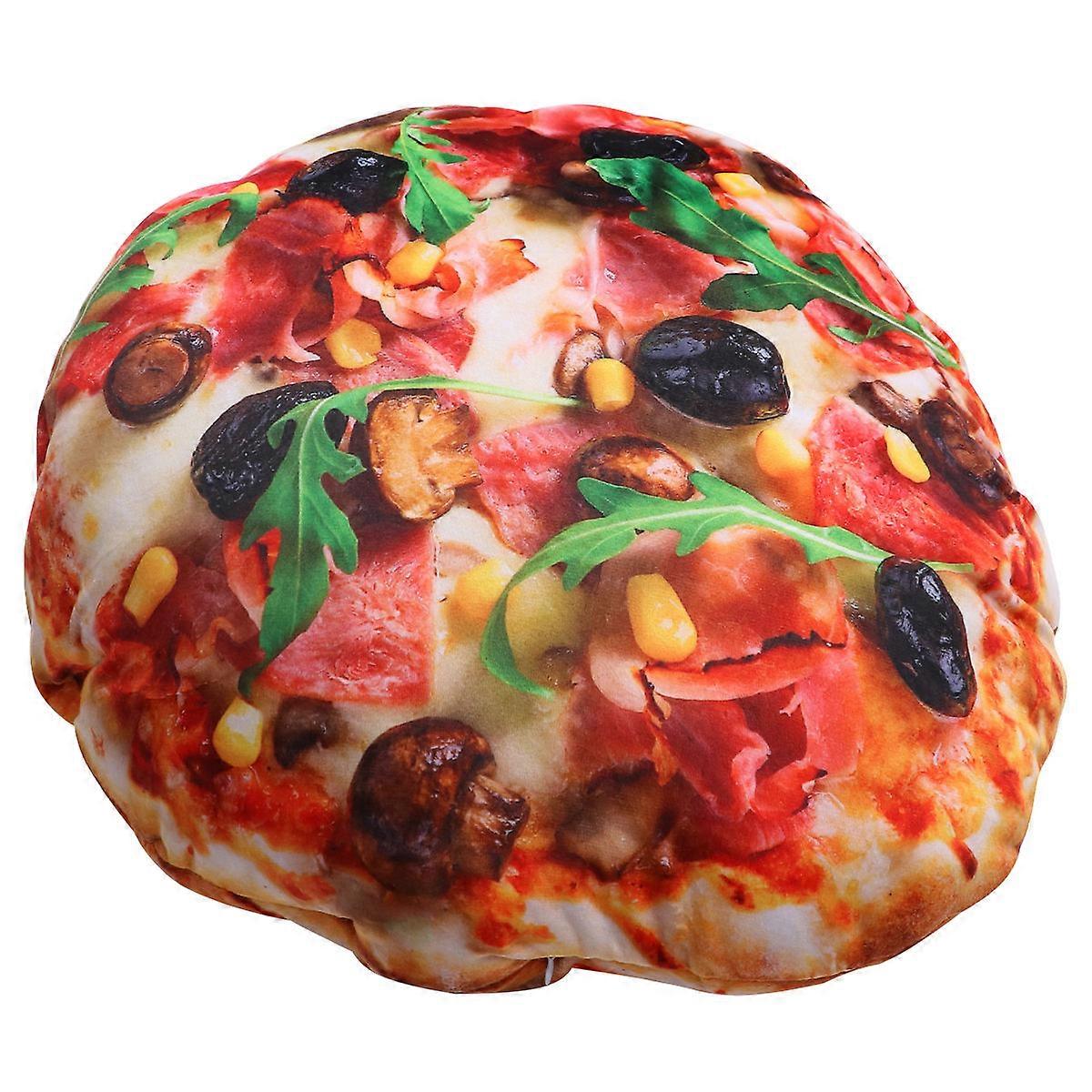 Multi Simulation Pizza Throw Pillow PP Cushion for Hugging and Decoration 40x40cm
