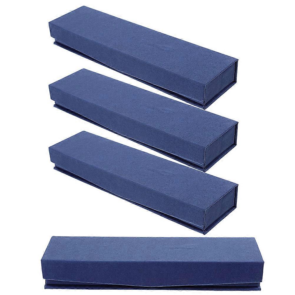 Pen Holder Containers Lid Design Simple Generous Pens Business Occasions 7.23X1.97X0.90in 4Set