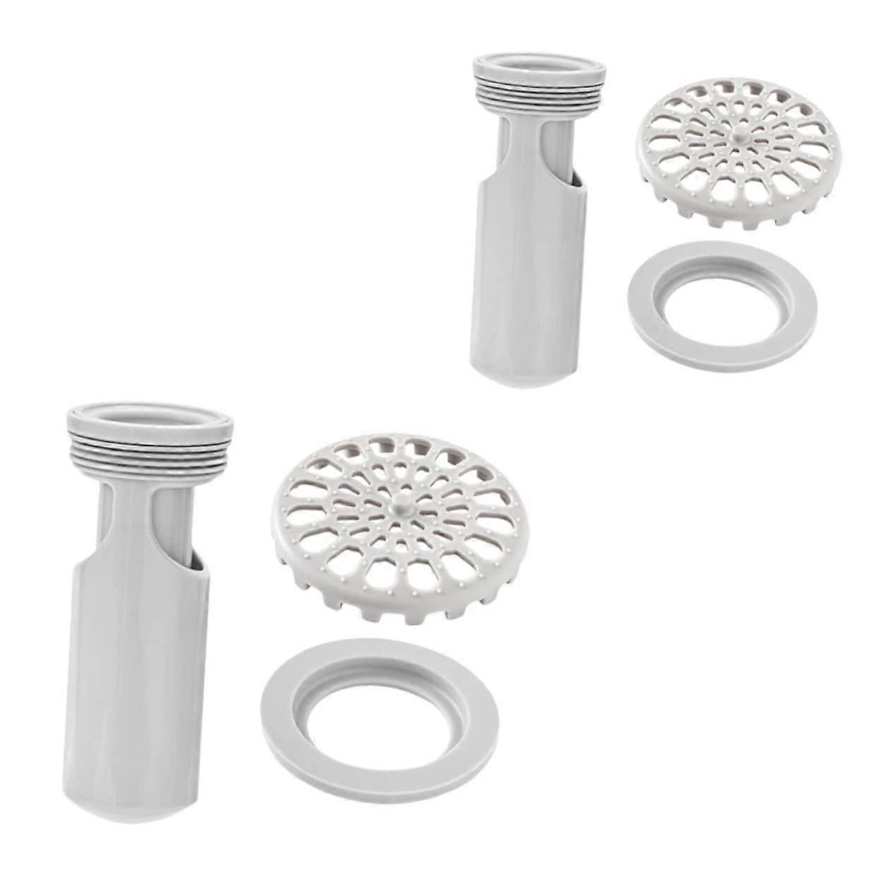 2 Pieces Clogged Drain Cover for Bathroom and Decorative Plug, Effective Sink Filter for Clean Water