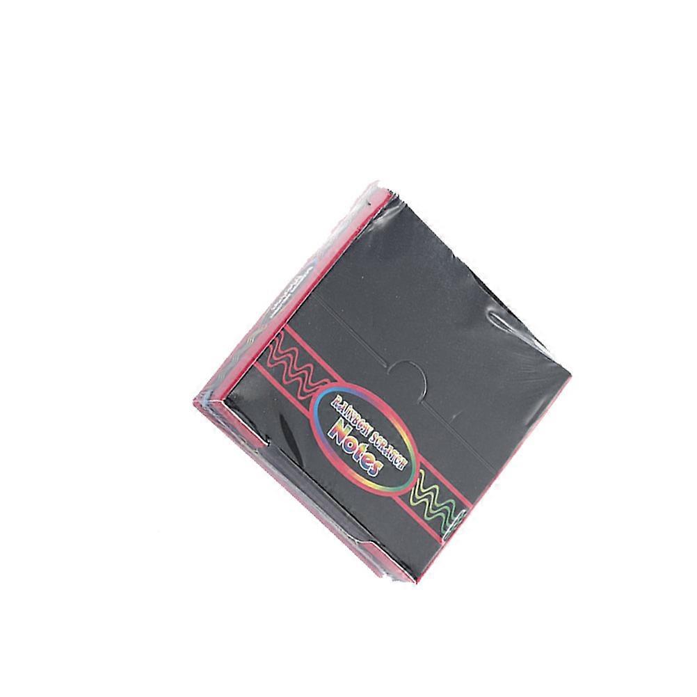 Creative Scratch Drawing Paper Set Diy For Children 8.8*8.8cm Square 1Set
