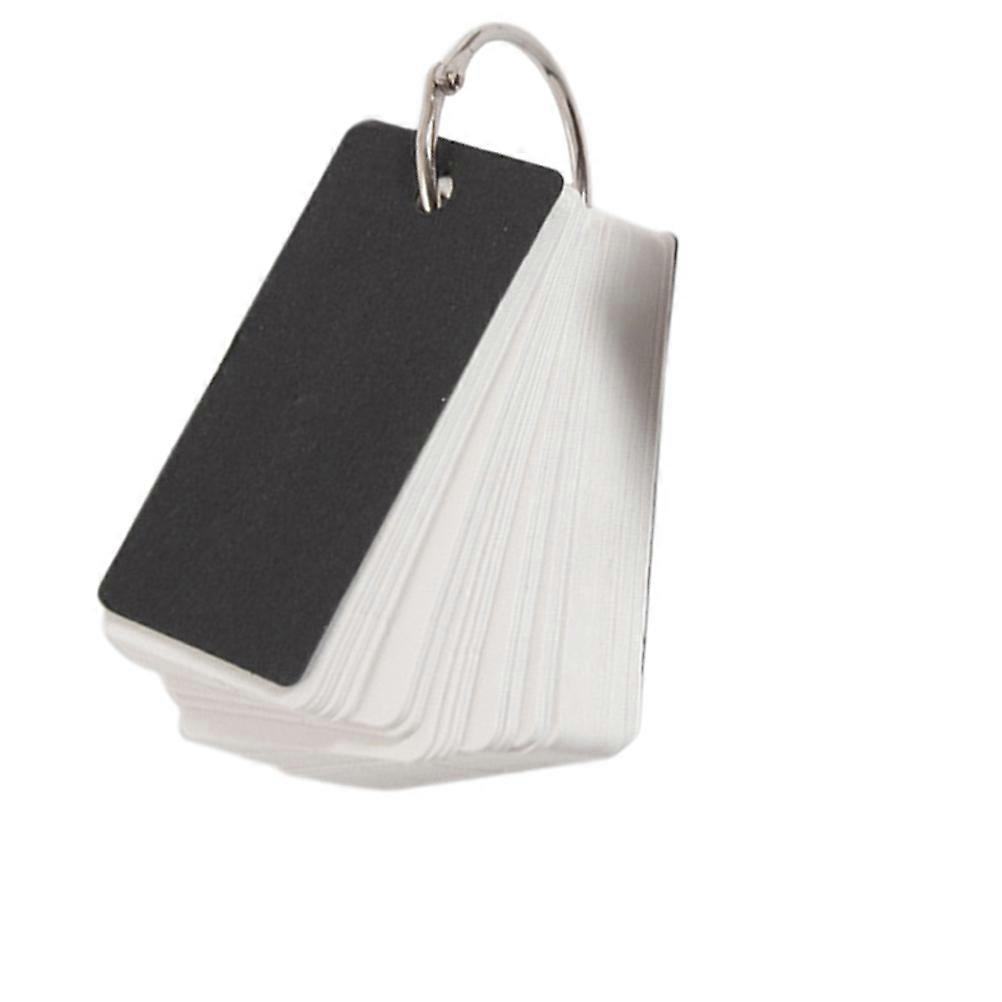 Literacy Cards 100Pcs Multi Color Words Cards with DIY and Binder Ring for Noting